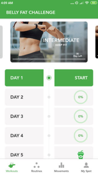 腹部脂肪挑战app