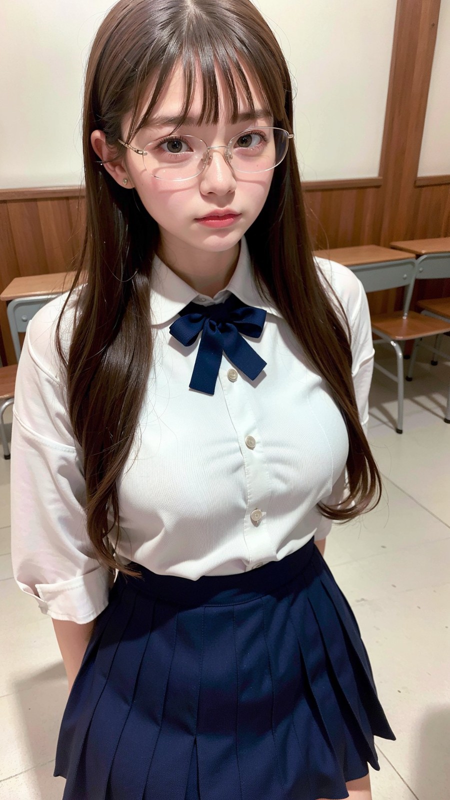 AI绘制性感唯美的美少女图集7 紧身衣的极致诱惑