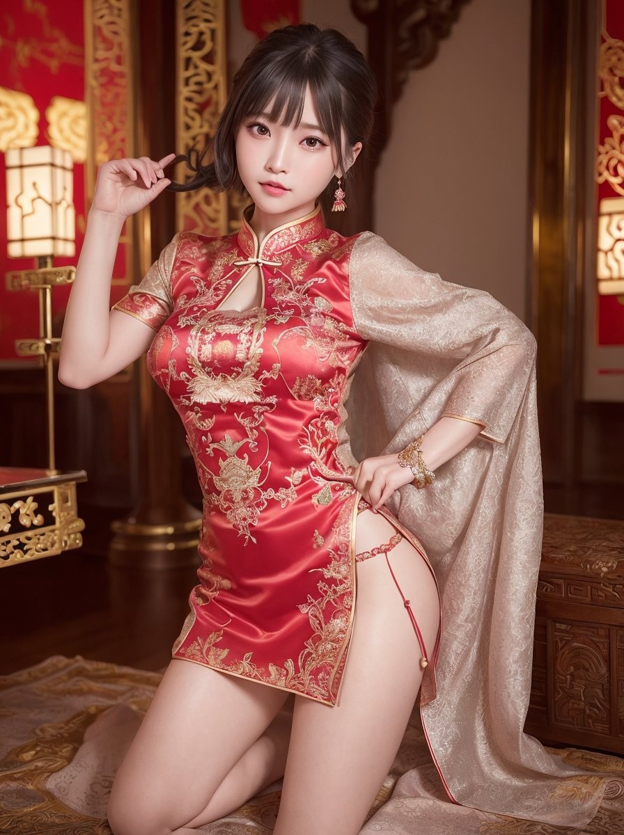 AI绘制性感唯美的美少女图集6  可爱俏丽身材超级棒
